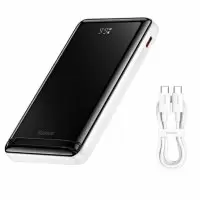 Внешний аккумулятор Baseus Magnetic Bracket Wireless Fast Charge 10000mAh (белый)