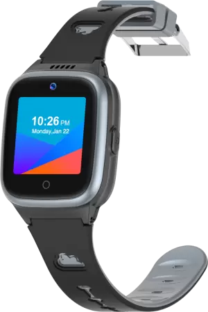 Детские часы Leefine Q27 4G (черный/серый)