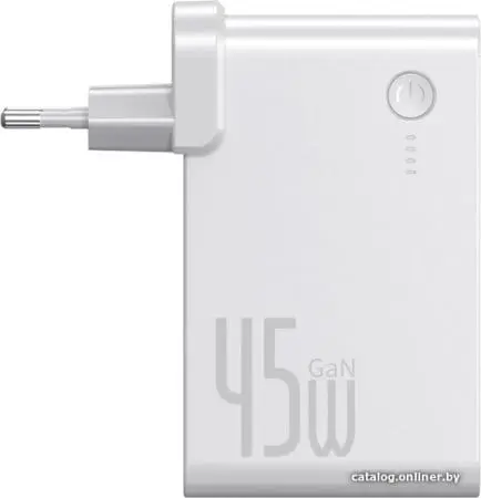 Внешний аккумулятор Baseus GaN PPNLD-C02 10000mAh (белый)