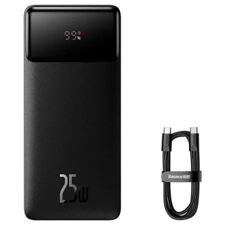 Внешний аккумулятор Baseus Bipow Digital Display Fast charge Power bank 20000mAh (черный)