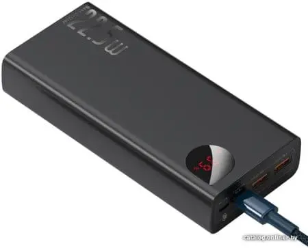 Внешний аккумулятор Baseus Adaman Metal Digital Display PPIMDA-C0A 30000mAh (черный)