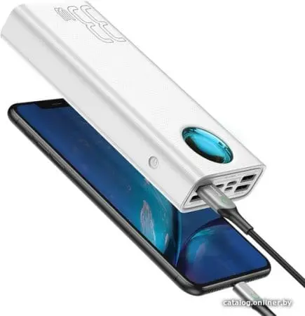 Внешний аккумулятор Baseus Amblight PPLG-02 30000mAh (белый)