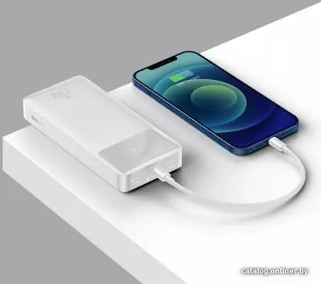 Внешний аккумулятор Baseus Bipow Digital Display PPDML-L02 10000mAh (белый)
