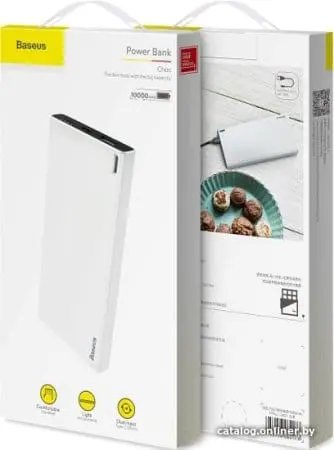Внешний аккумулятор Baseus Choc PPALL-QK21 10000mAh (белый)