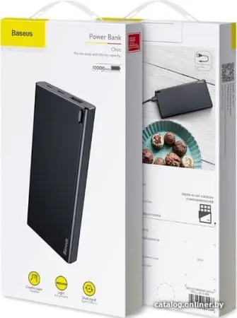 Внешний аккумулятор Baseus Choc PPALL-QK1G 10000mAh (черный)