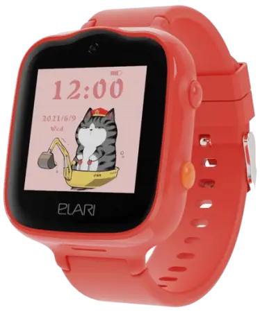 Умные часы Elari KidPhone 4G Bubble (красный)
