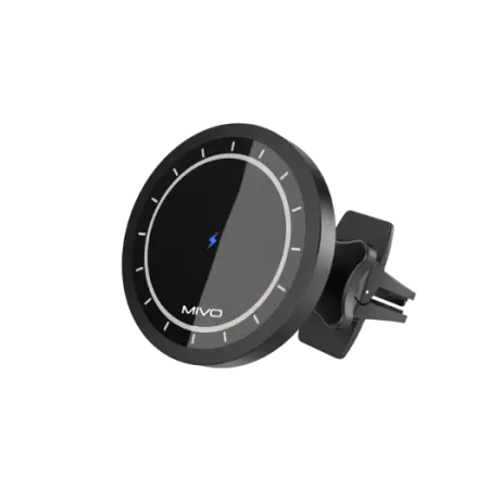 Автомобильный магнитный держатель с беспроводной зарядкой MIVO MZ17, 15W