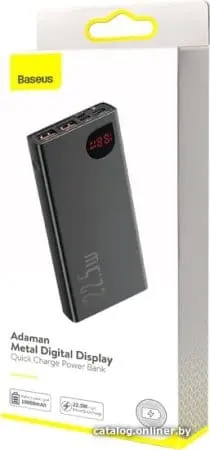 Внешний аккумулятор Baseus Adaman Metal Digital Display PPIMDA-B0A 10000mAh (черный)