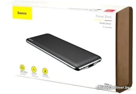 Внешний аккумулятор Baseus Simbo PPALL-QB01 10000mAh (черный)
