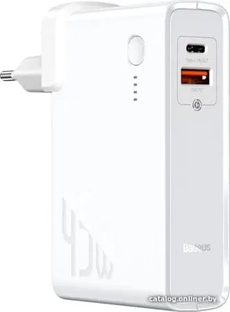 Внешний аккумулятор Baseus GaN PPNLD-C02 10000mAh (белый)