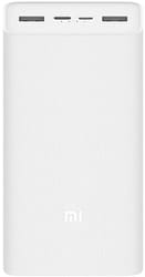 Внешний аккумулятор Xiaomi Mi Power Bank 3 PB3018ZM 30000mAh (белый)