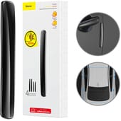 Накладка на дверь Baseus Streamlined Car Door Bumper Strip Black CRFZT-01 (черный)
