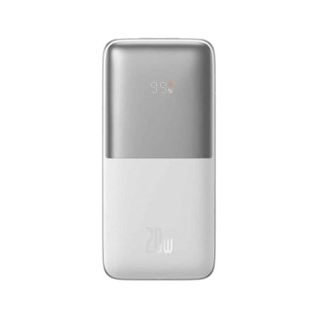 Внешний аккумулятор Baseus Bipow Pro Digital Display Fast Charge 20W 10000mAh (белый)