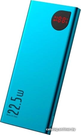 Внешний аккумулятор Baseus Adaman Metal Digital Display PPIMDA-B06 10000mAh (голубой)