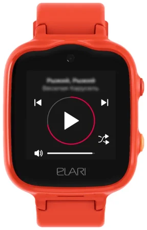 Умные часы Elari KidPhone 4G Bubble (красный)