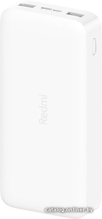 Внешний аккумулятор Xiaomi Redmi Power Bank 20000mAh (белый, китайская версия)