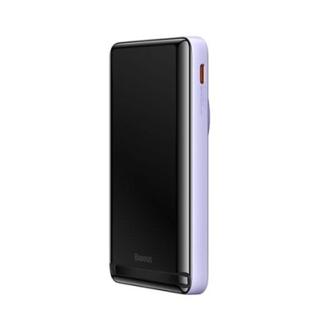 Внешний аккумулятор Baseus Magnetic Bracket Wireless Fast Charge 10000mAh (фиолетовый)