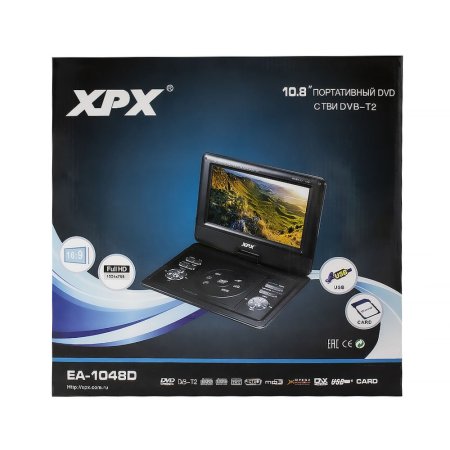 Портативный DVD XPX EA-1048D