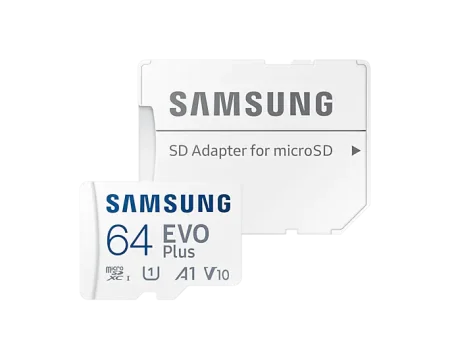 Карта памяти Samsung EVO Plus 2021 microSDXC 64GB (с адаптером)