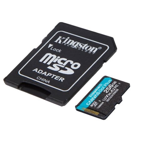 Карта памяти Kingston Canvas Go! Plus microSDXC 256GB (с адаптером)