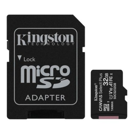 Карта памяти Kingston Canvas Select Plus microSDHC 32GB (с адаптером)