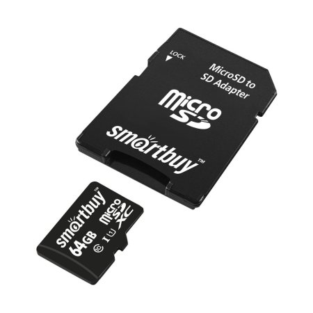 Карта памяти SmartBuy microSDXC Class 10 64GB