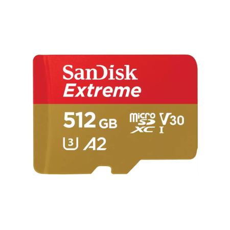 Карта памяти SanDisk Extreme microSDXC 512GB (с адаптером)