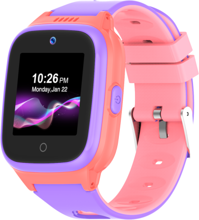 Детские часы Leefine Q27 4G (розовый/фиолетовый)
