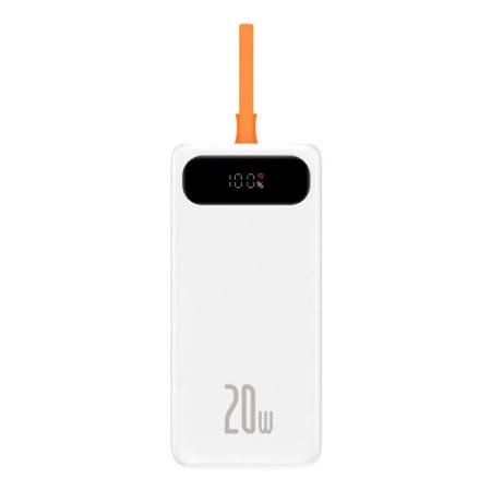Внешний аккумулятор Baseus Block Digital Display Quick Charge Power Bank 10000mAh (белый)