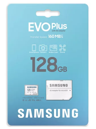 Карта памяти Samsung EVO Plus microSDXC 256GB (с адаптером) Карта памяти Samsung EVO Plus microSDXC 256GB (с адаптером)