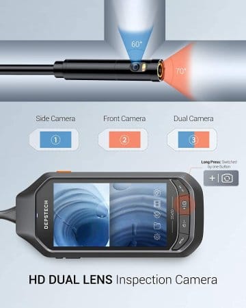 USB видеоэндоскоп с экраном Depstech DS450 Dual