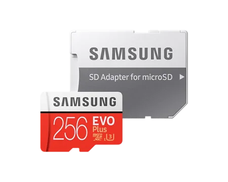 Карта памяти Samsung EVO Plus microSDXC 256GB + адаптер
