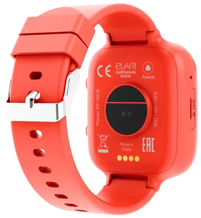 Умные часы Elari KidPhone 4G Bubble (красный)