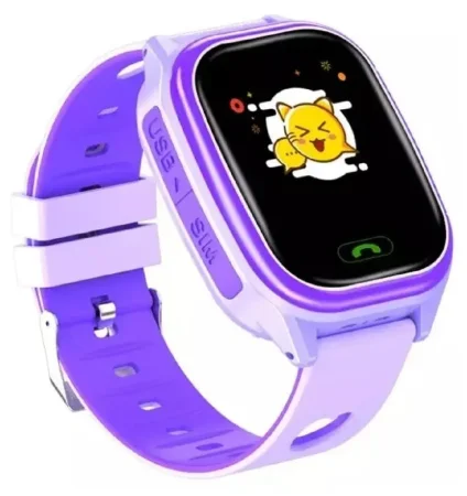 Детские умные часы Smart Baby Watch Y85 фиолетовые