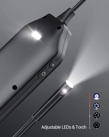 USB видеоэндоскоп с экраном Depstech DS450 Dual