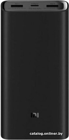 Внешний аккумулятор Xiaomi Mi Power Bank 3 Pro PLM07ZM 20000mAh (черный, китайская версия)