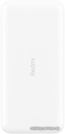 Внешний аккумулятор Xiaomi Redmi Power Bank 20000mAh (белый, китайская версия)