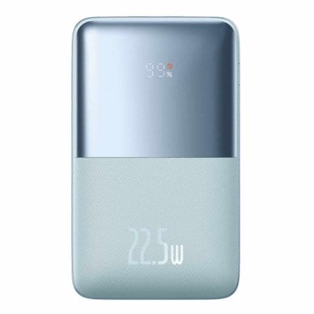 Внешний аккумулятор Baseus Bipow Pro Digital Display Fast Charge 20000mAh (бирюзовый)