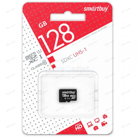 Карта памяти SmartBuy microSDXC Class 10 128GB